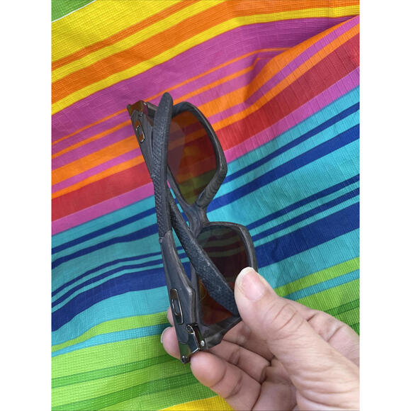 Rare Oakley Jupiter Squared Woodgrain/ Tungsten Iridium Polarized OO9135-07 H48 - Picture 2 of 8